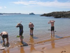 03-Snorkling at Pinnacle Rock